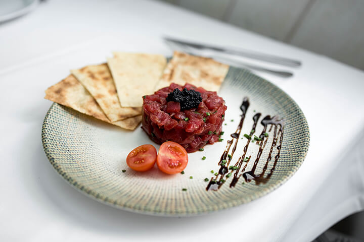 Tartar de atún la gaditana Tartar de atún la gaditana